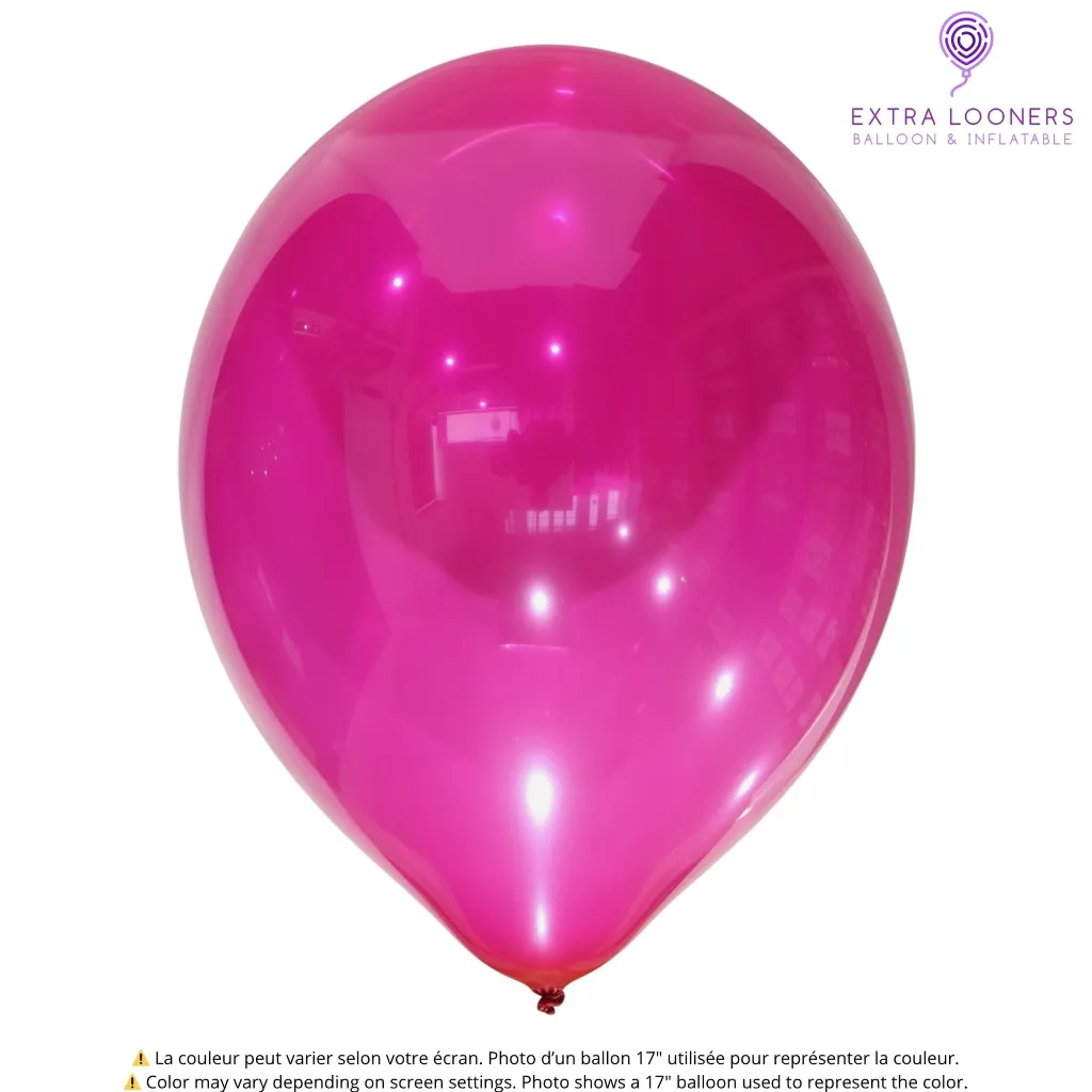 Balloon latex Tuftex Magenta Crystal.webp