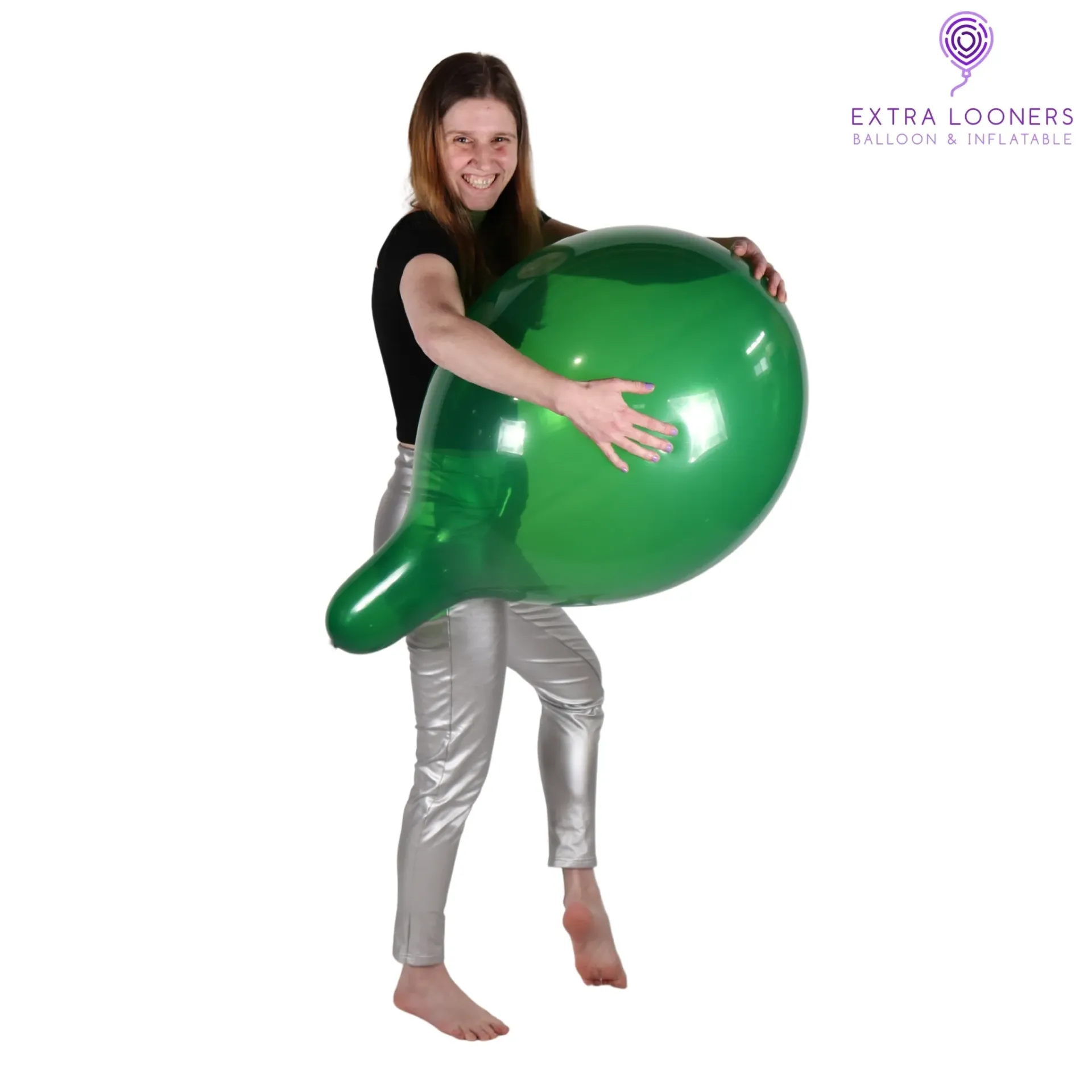 [TT17-15] Tuftex 17" Emerald Green Crystal Latex Balloons