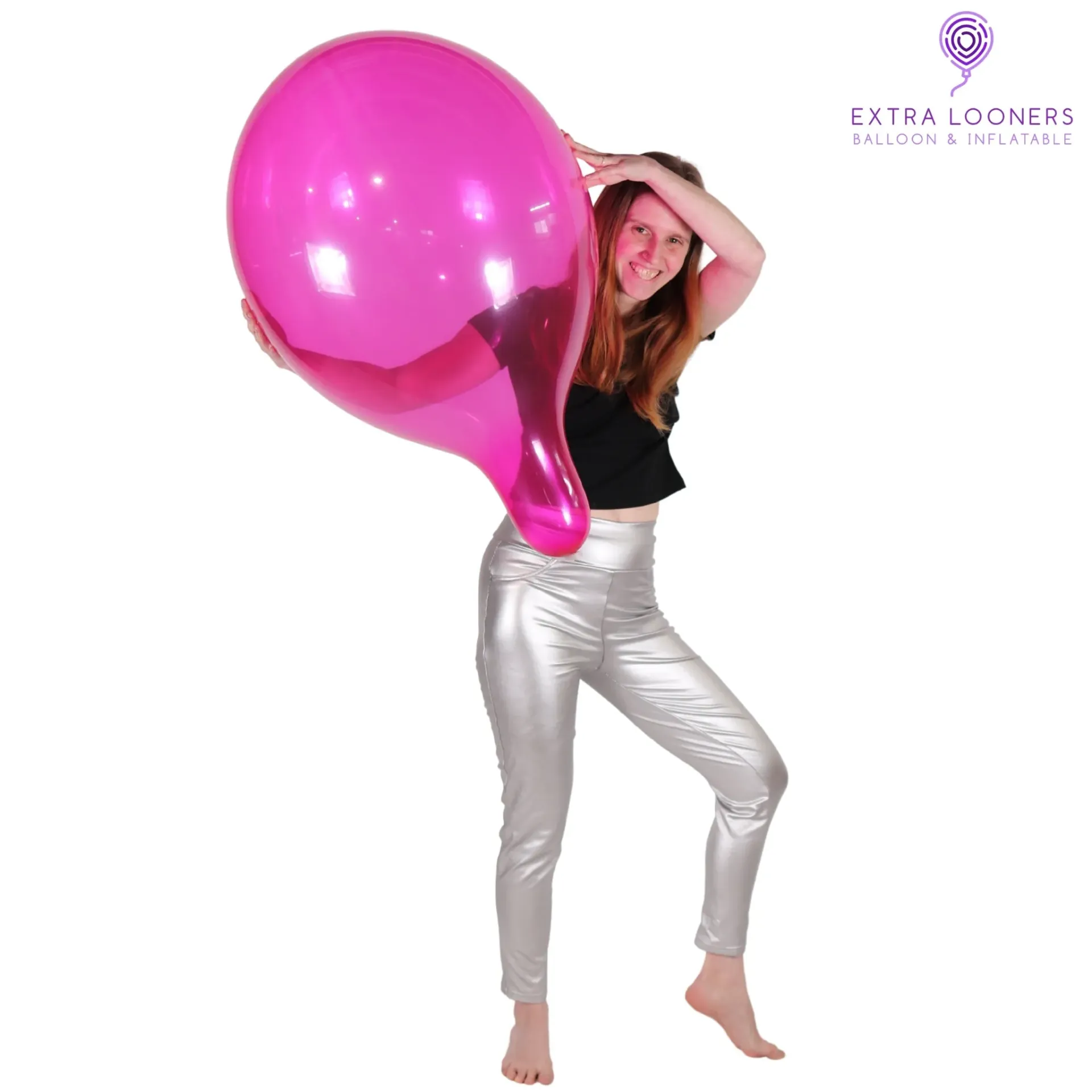 [TT17-16] Tuftex 17" Magenta Cristal Ballons en latex