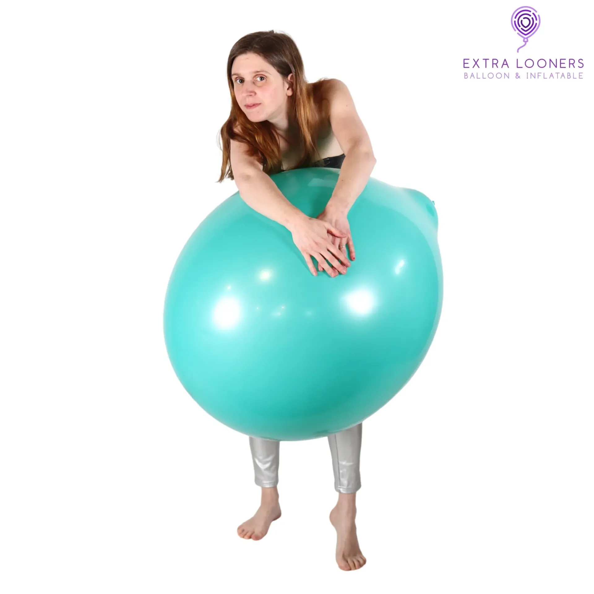 [TT24-28] Tuftex 24" Bleu-Vert Ballons en latex