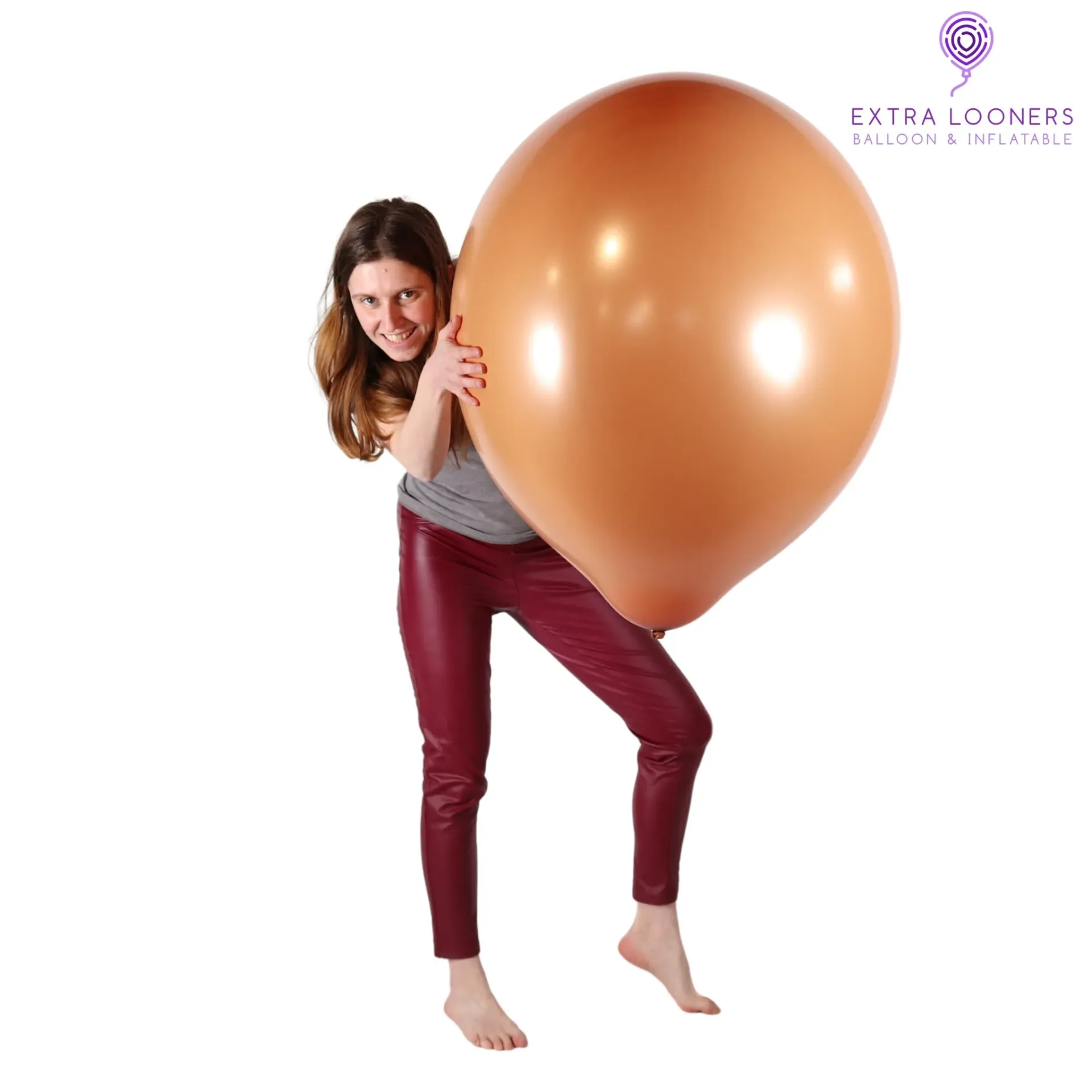[TT24-35] Tuftex 24" Orange Terre Cuite Ballons en latex