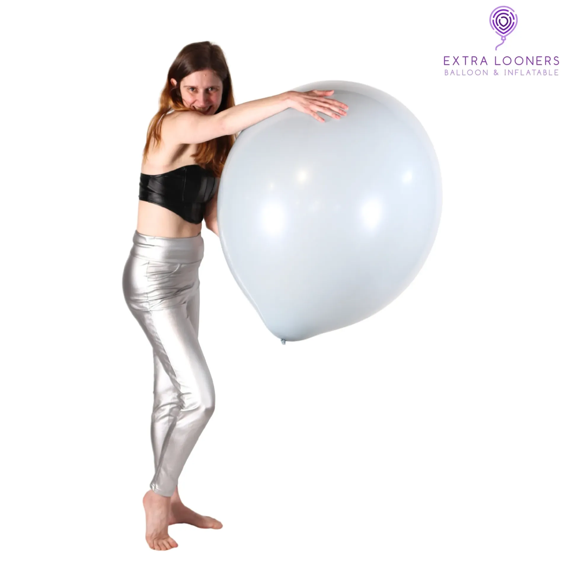 [TT24-68] Tuftex 24" Fog Gray Latex Balloons