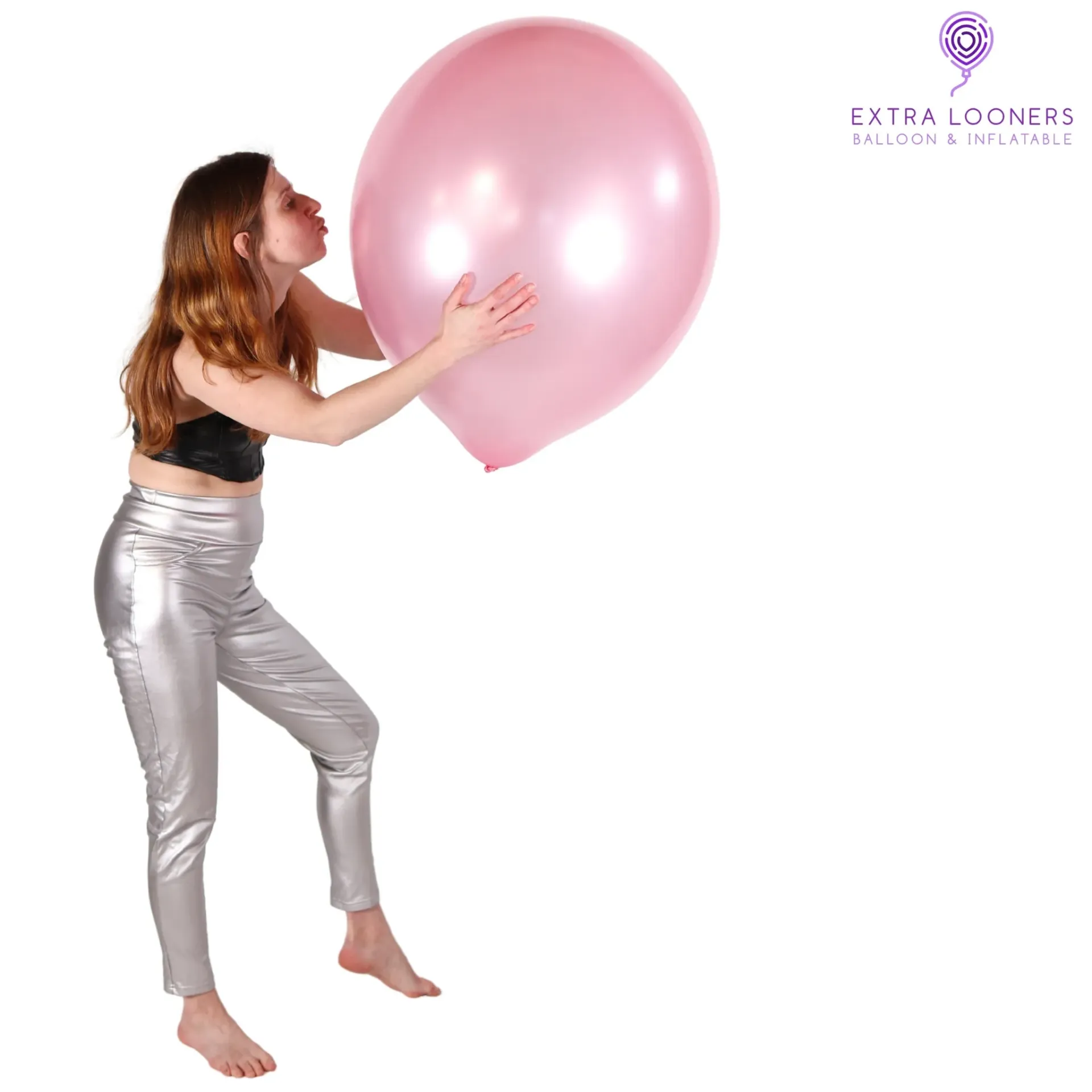 [TT24-38] Tuftex 24" Shimmering Pink Latex Balloons