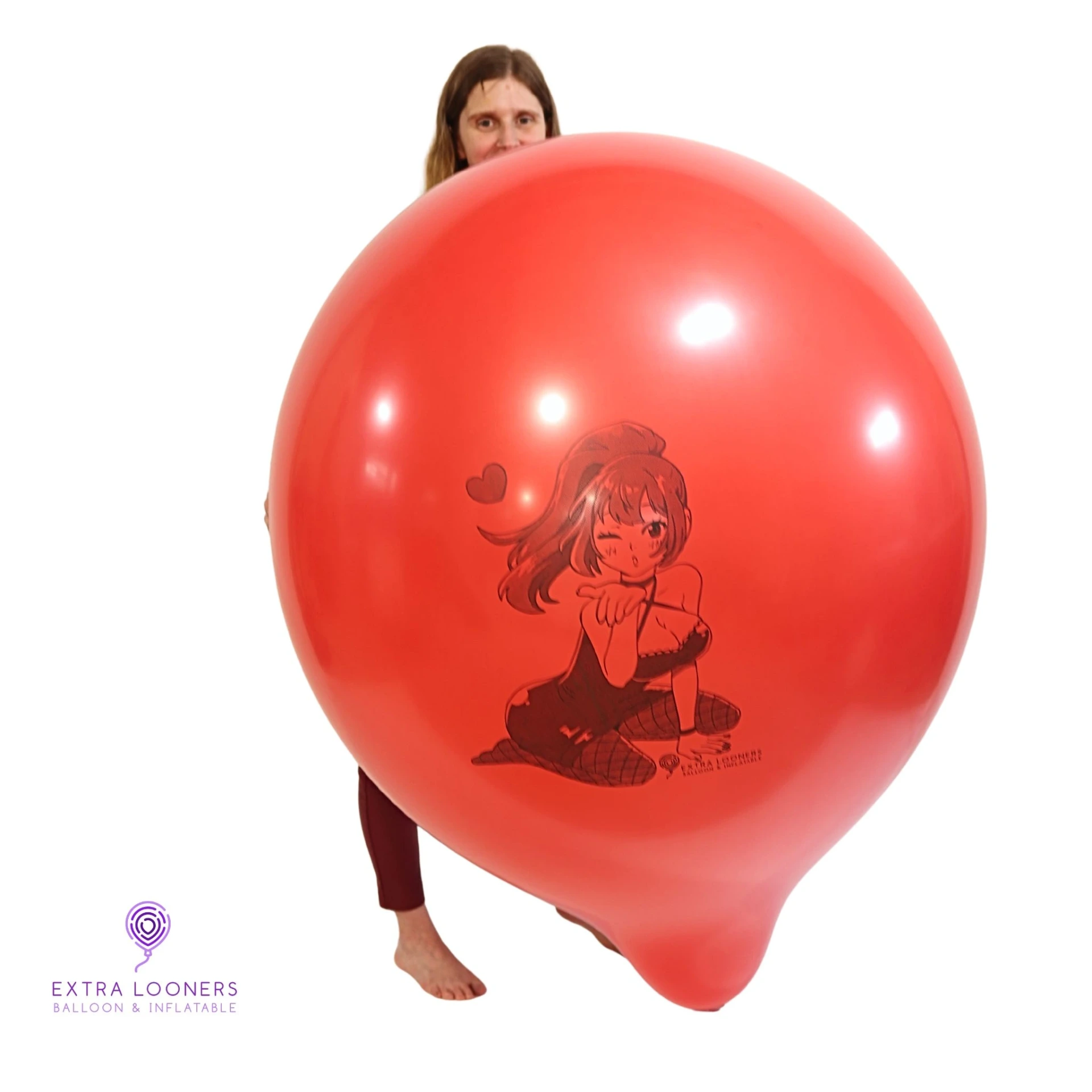 [PR/350.113.KISS.ME] Belbal 36" B350 Kiss Me Cherry Red - Latex Balloons