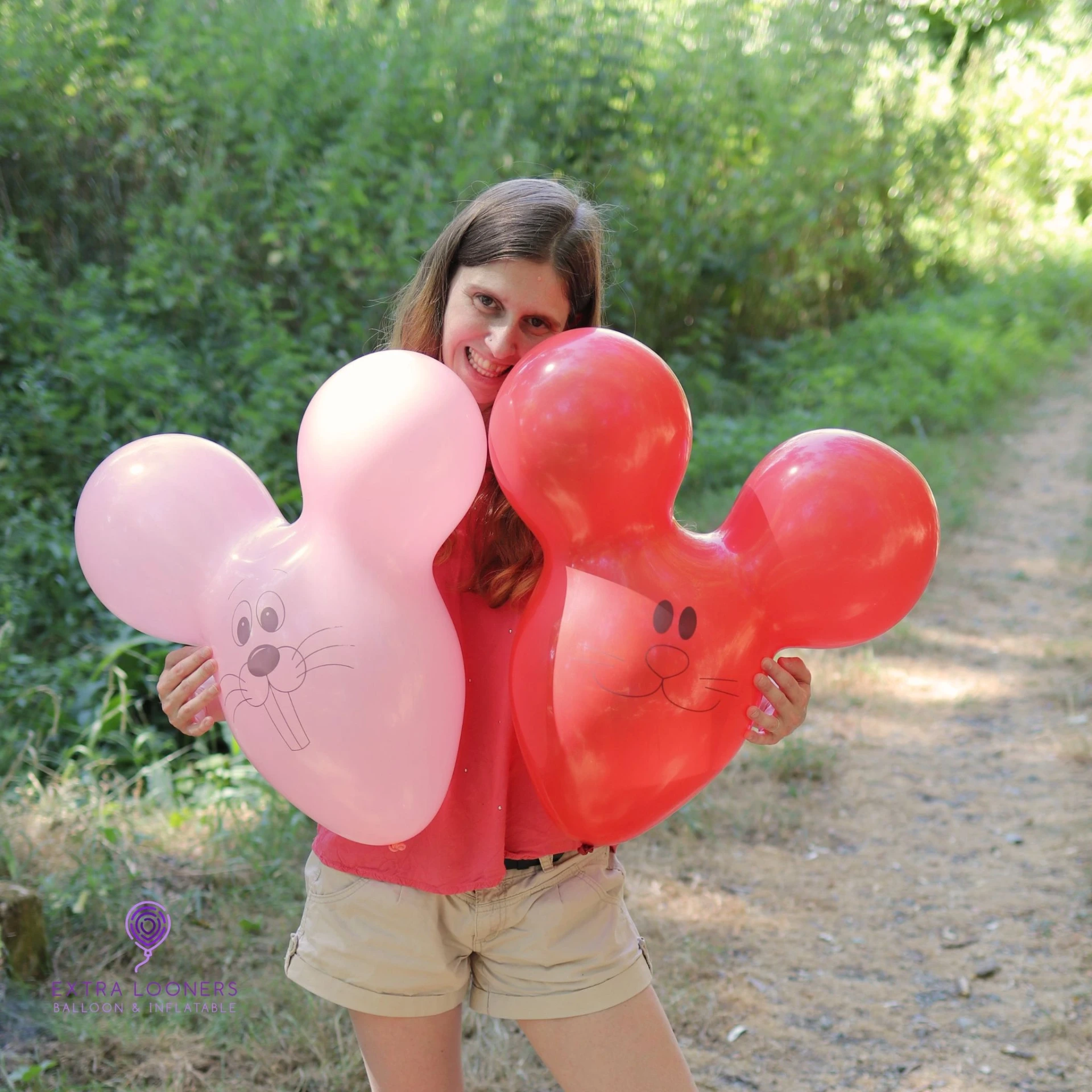 [R27F] Globos Payaso 19" Mouse Assorted - Latex Balloons