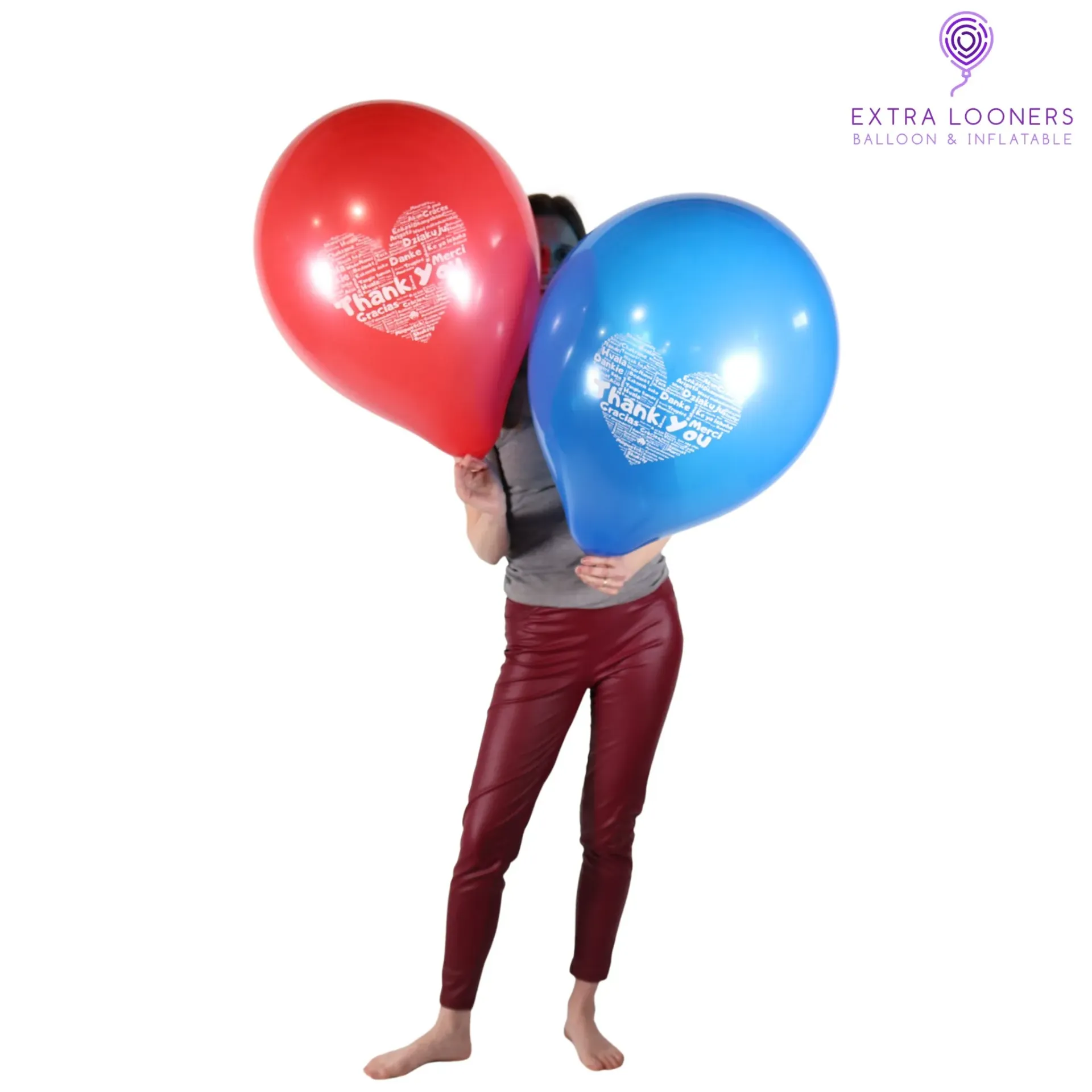 [PR/150DS.THKY] Cattex 18" Premium Assortiment Thank You Ballons en latex