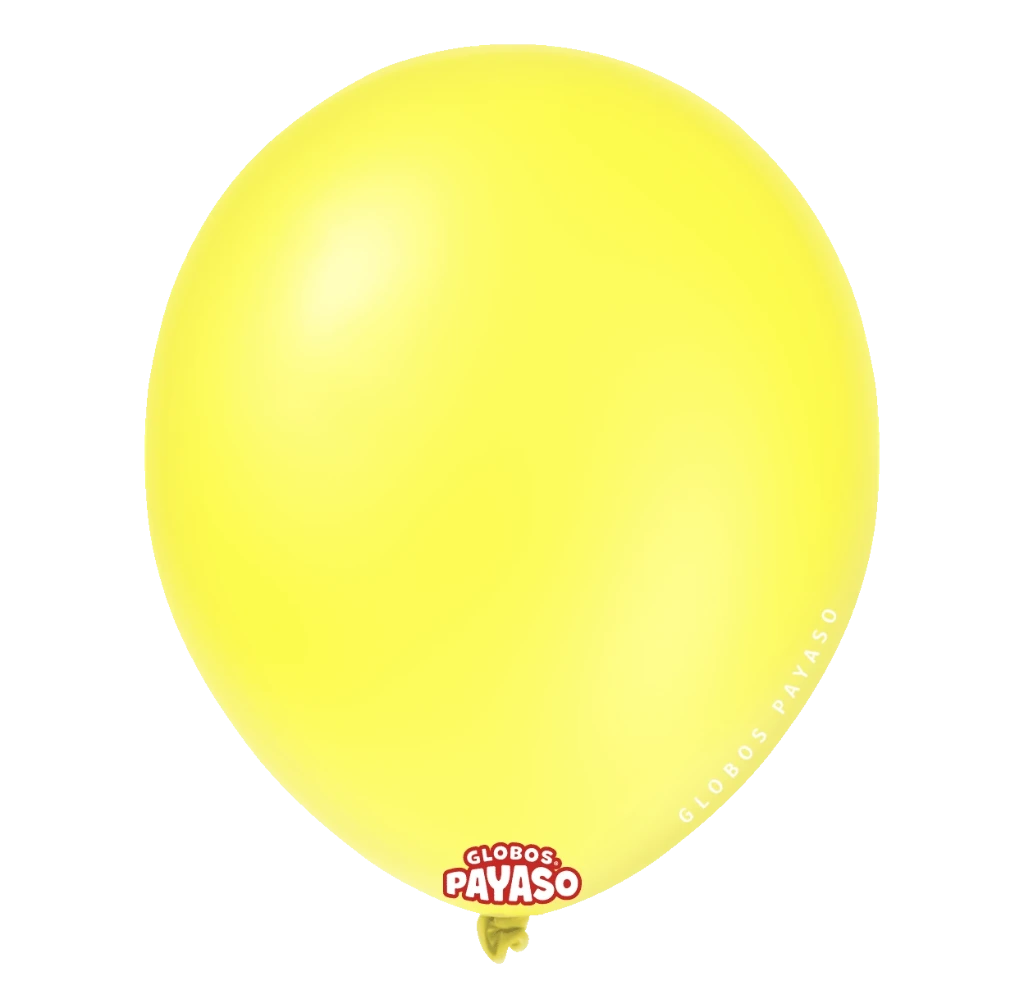 [1250] Globos Payaso 36" Jaune Cristal - Ballons en latex