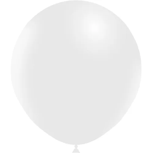 [HG118-25P20] Balloonia 18" Blanc - Ballons en latex