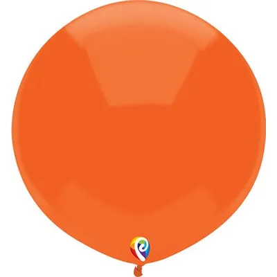 [63680] BSA 17" Bright Orange Latex Balloons