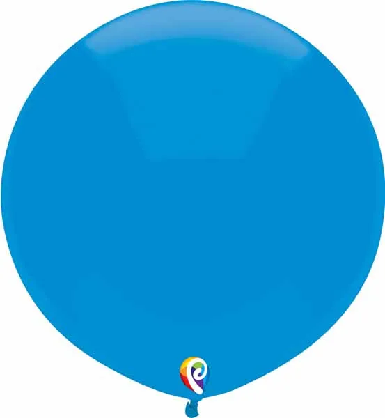 [32709] BSA 17" Neon Blue Latex Balloons