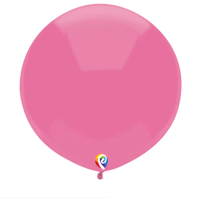 [32707] BSA 17" Rose Néon Ballons en latex