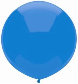 [63679] BSA 17" Bright Blue Latex Balloons