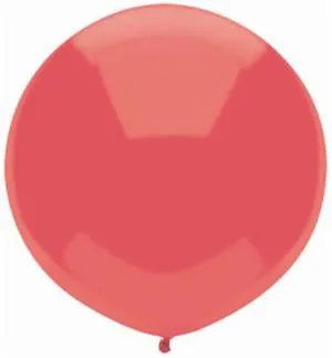 [63697] BSA 17" Watermelon Red Latex Balloons