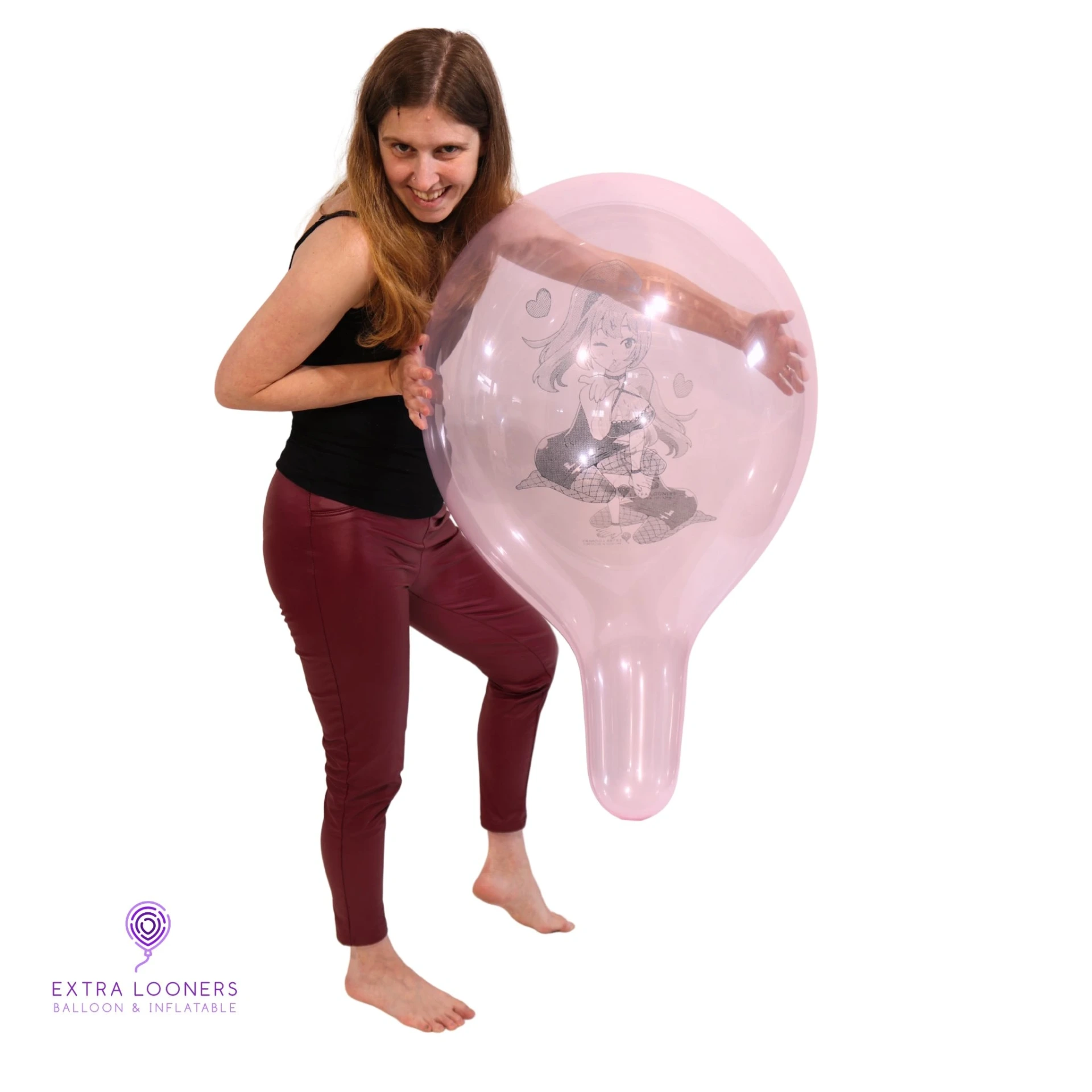 [PR/150.DS.C.142.KISS.ME] Belbal 17" B150 Kiss Me Rose Soap - Ballons en latex
