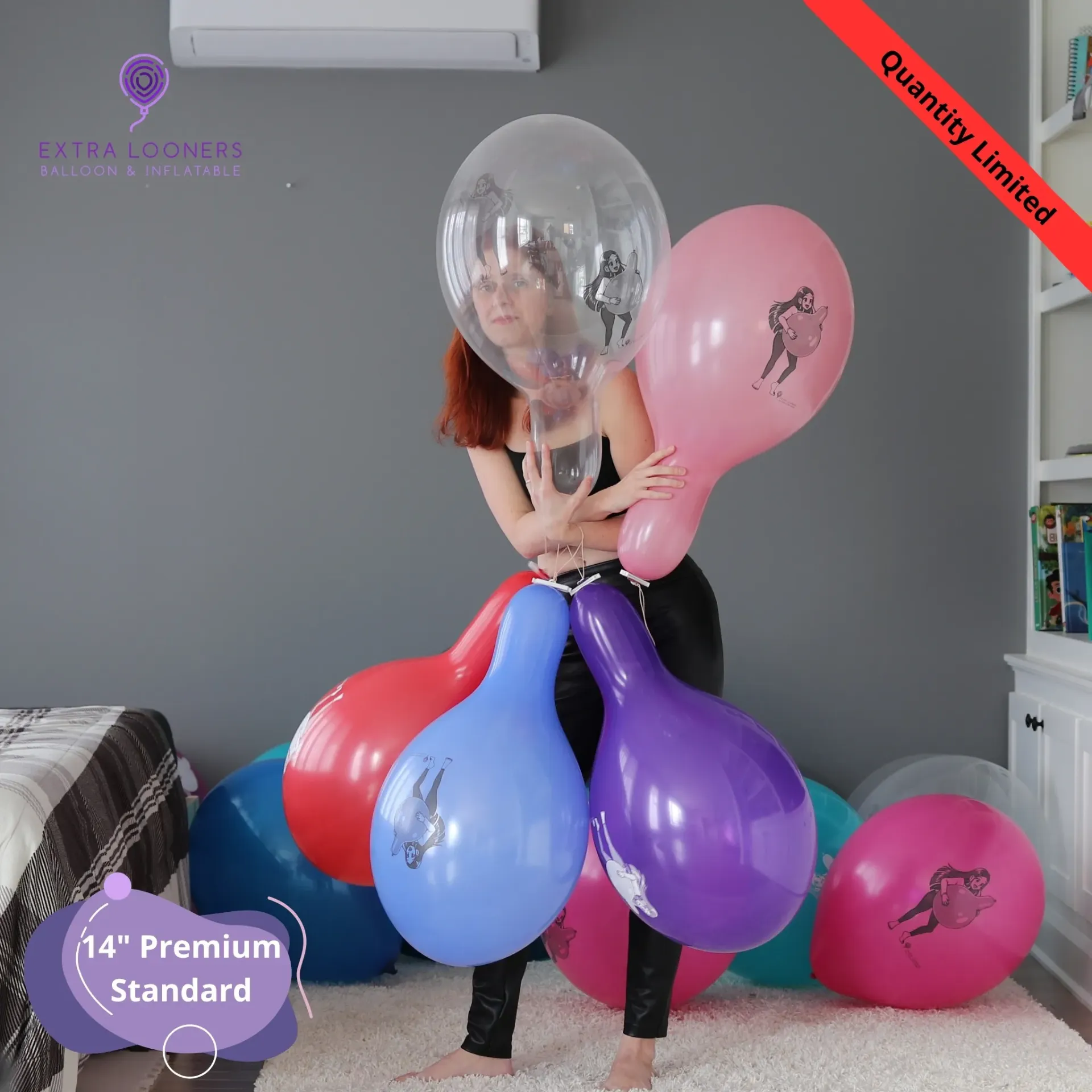 [PR/130.DS.EUGINA] Cattex 14" Premium Assortment Eugina Latex Balloons – Limited Edition