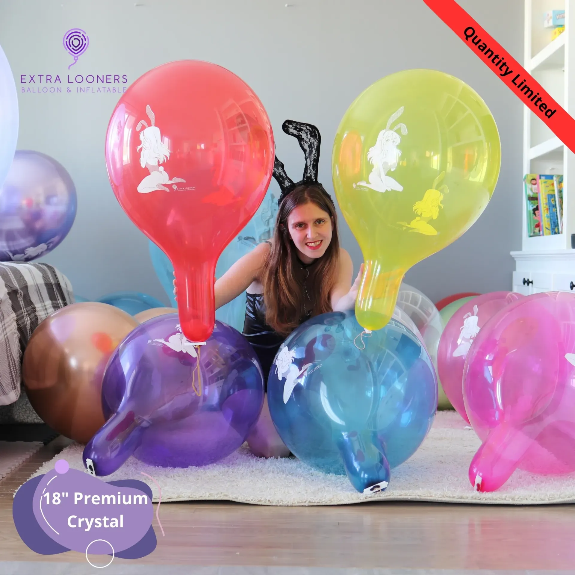 Cattex 18" Premium Assortiment Cristal Easter Ballons en latex – Édition limitée