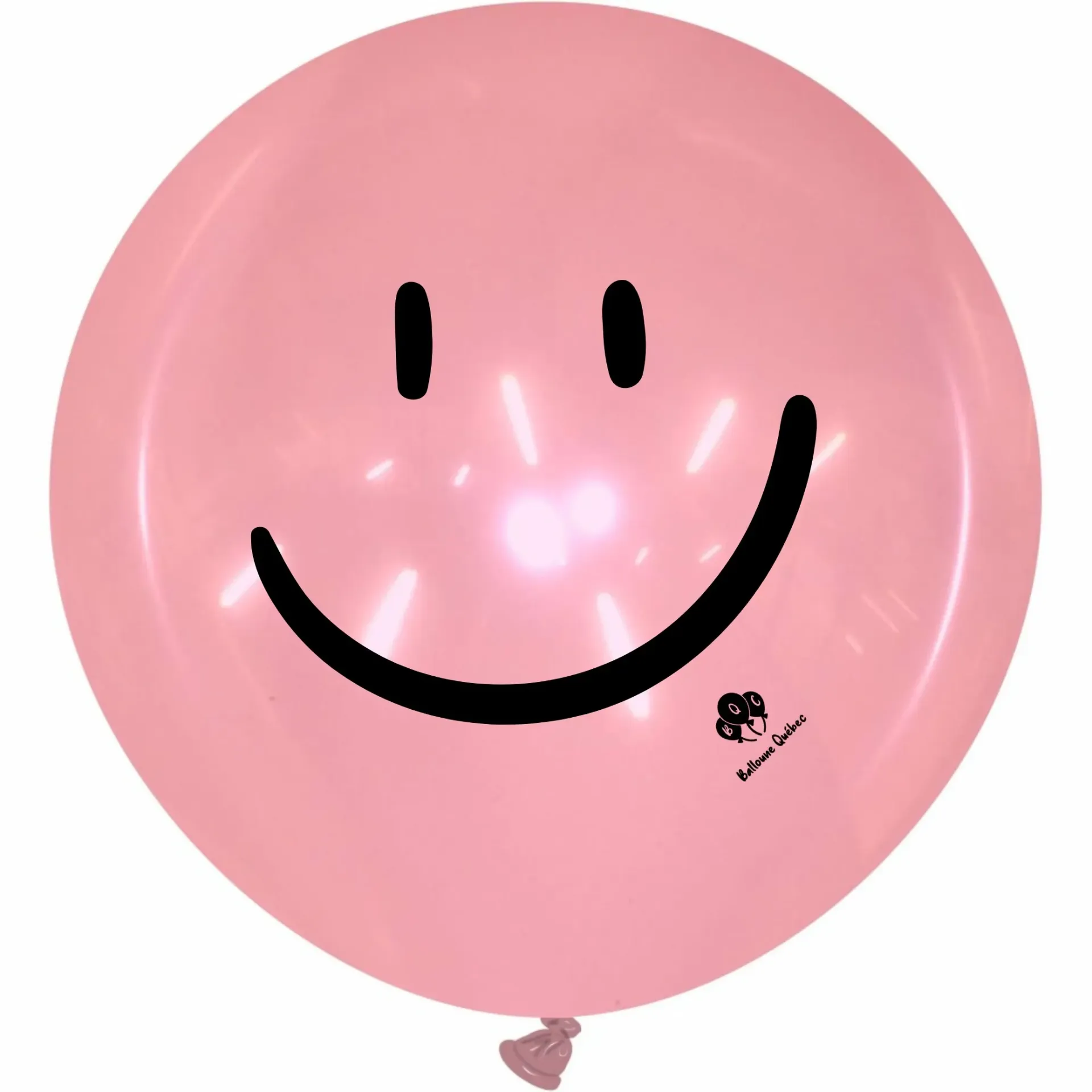 [PT/400R.C.40.SMILEY] Cattex 40" Rond Rouge Cristal Smiley Ballon en Latex – Édition Limitée