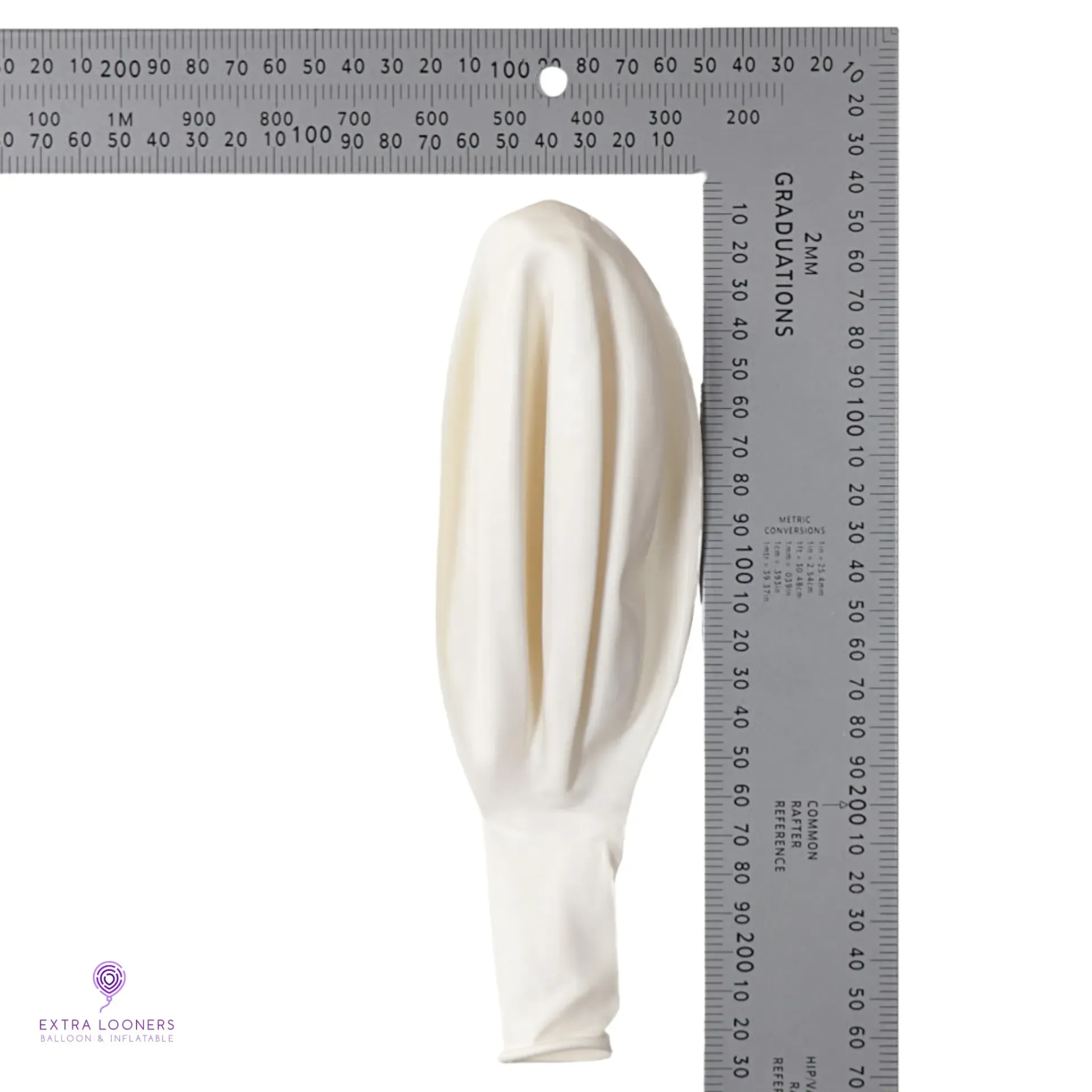[BK-17] BK Latex 21" White Latex Balloons
